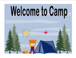 Welcome to Camp Sign