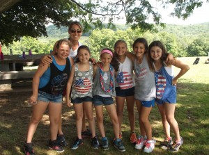 DSCF1121 13.) The Lower Inter Girls had a great day because it was sunny and the 4th of July.